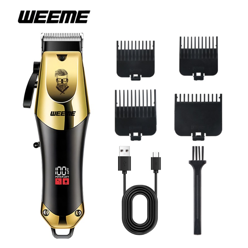 Men'S Grooming Brush - Máquina de Cortar Cabelo T9 com