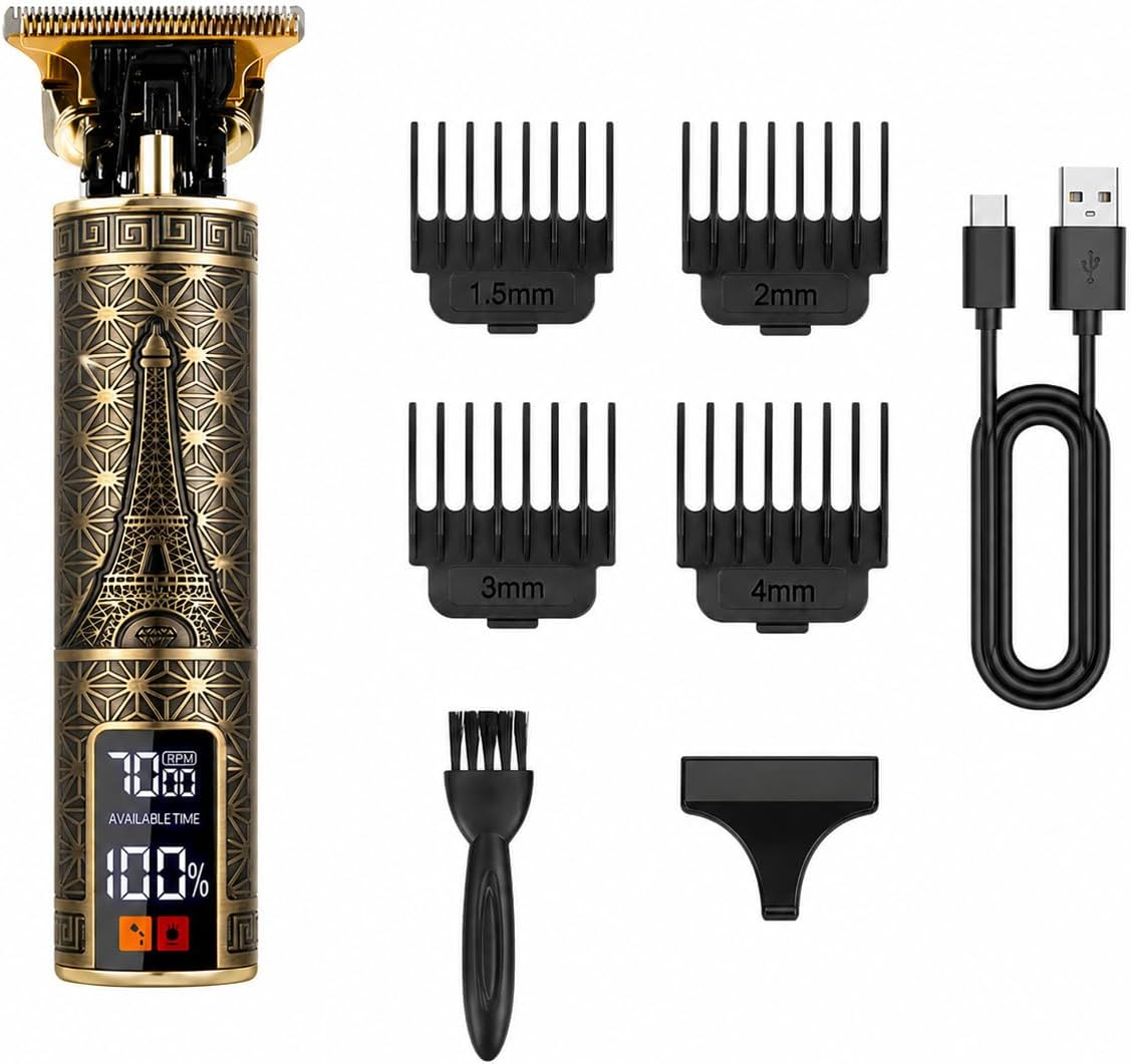 Hair Clipper Professional - Máquina de Cortar Cabelo Elétrica Profissional
