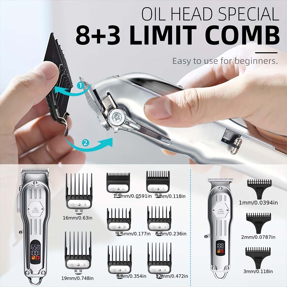 Conjunto Profissional de Máqui - Men'S Grooming Brush avaliação e preço