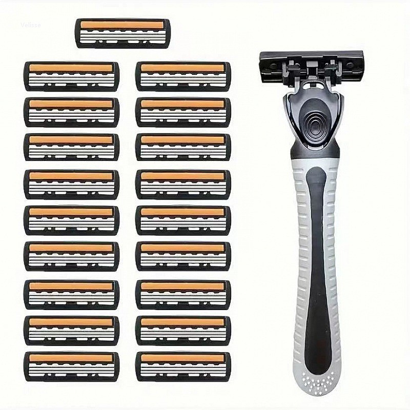 Barbeador Manual Premium de 3  - Men'S Grooming Set Gift avaliação e preço