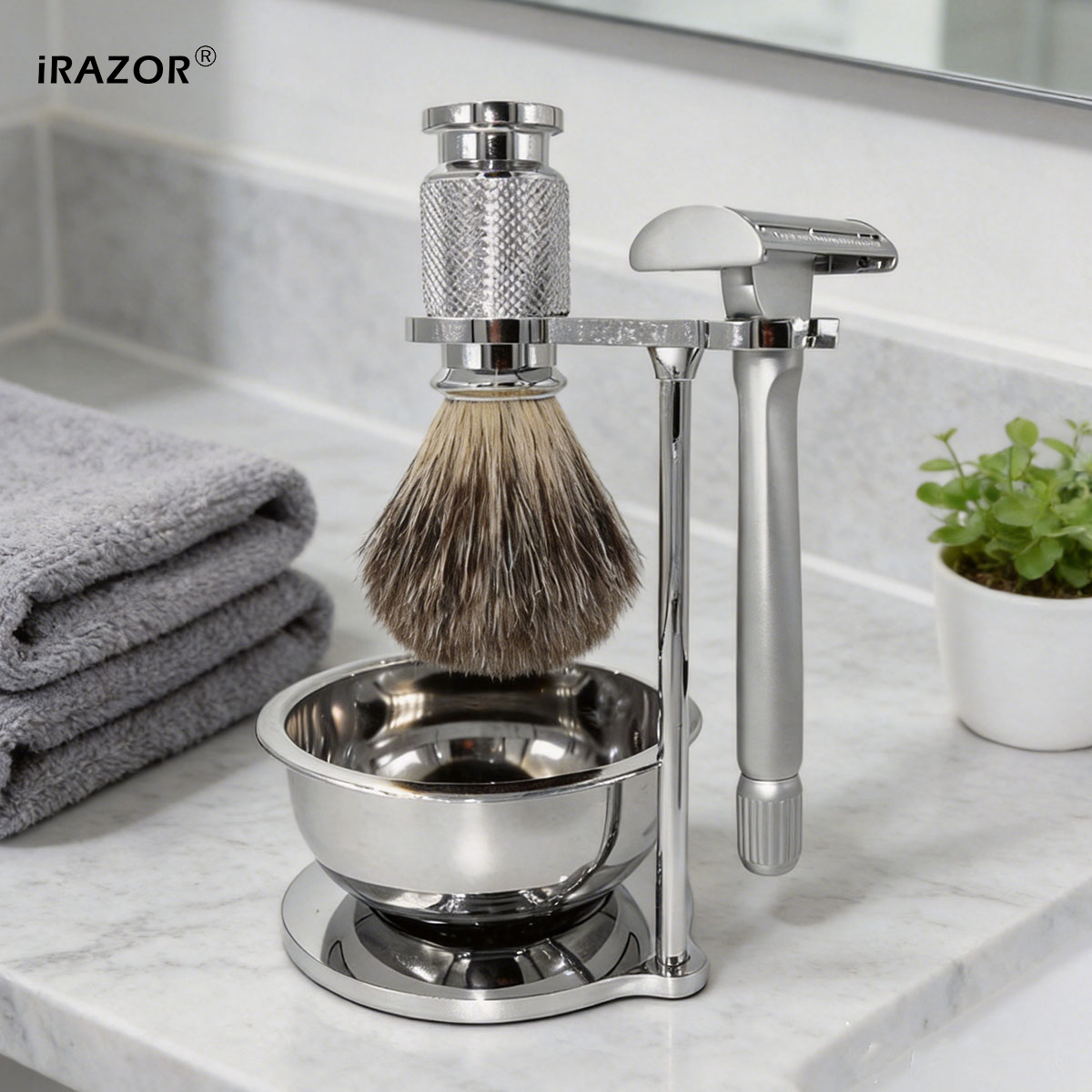 Kit de Barbeador de Segurança  - Men'S Grooming Set Gift avaliação e preço