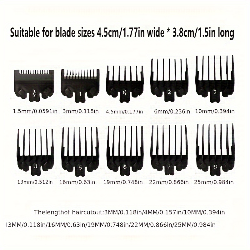 10 pçs preto plástico máquina  - Men'S Grooming Brush avaliação e preço