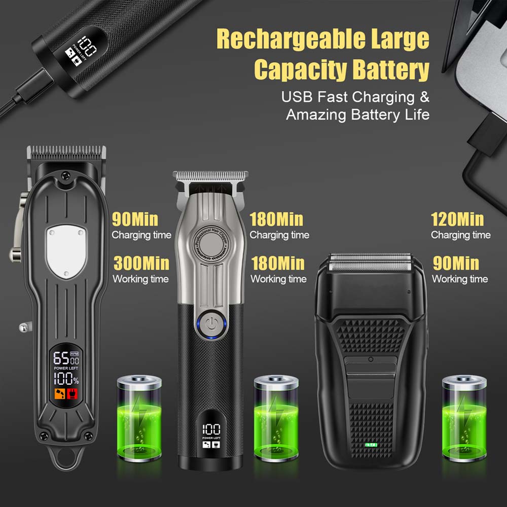 Conjunto profissional de corta - Men'S Grooming Brush avaliação e preço
